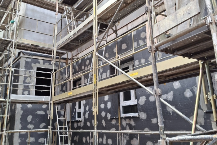 Fachada SATE en Madrid